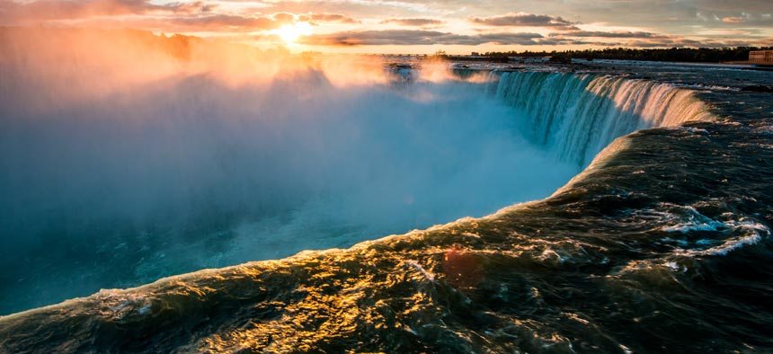 Cascada en Canadá